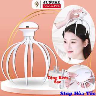 Máy massge đầu JUSUKE giúp thư giãn giảm căng thẳng và ngủ ngon giấc bảo hàng 1 năm