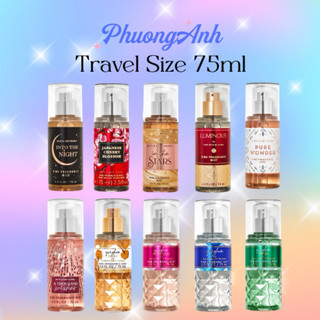 Mini travel size 75ml - xịt thơm toàn thân body mist bath & body works