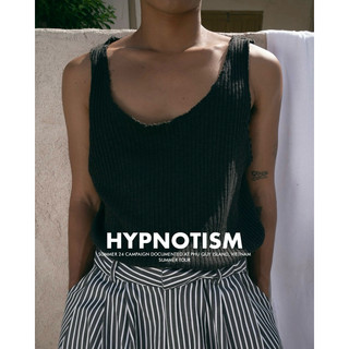 HYPNOTISM | RELAXED TANK TOP - Áo ba lỗ thun len mềm unisex