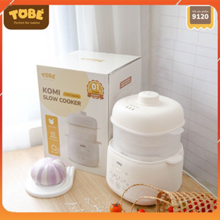 Nồi Cháo Chậm Komi/ Komi Plus  TOBE An Toàn 8 Chế Độ Dung Tích 1L/ 1,8L Giá Hấp Giữ Nhiệt 8h Chống Chào Tiết Kiệm Điện