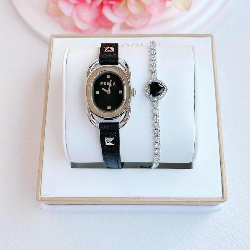 [Chính Hãng 100%] Đồng Hồ Nữ Furla WW00008001L1 Máy Nhật Quartz (Pin), Kính Khoáng Mặt Chữ Nhật Siz 