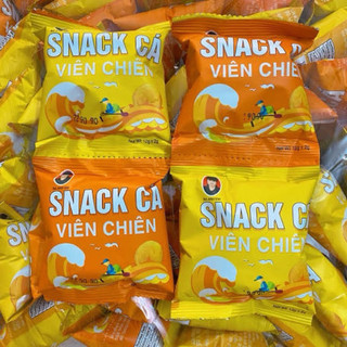 (lẻ) 4 gói snack cá viên chiên