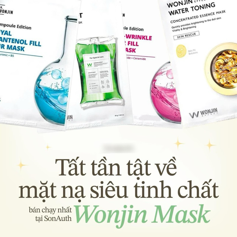 [Hàng Cty] Mặt Nạ Wonjin Hàn Quốc