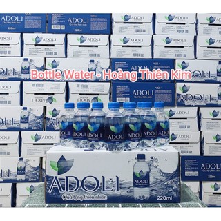 Nước suối mini đóng chai adoli/thùng 24 chai/ chai 220ml - 350ml - 500ml .từ 3- 5 thùng trở lên lh shop