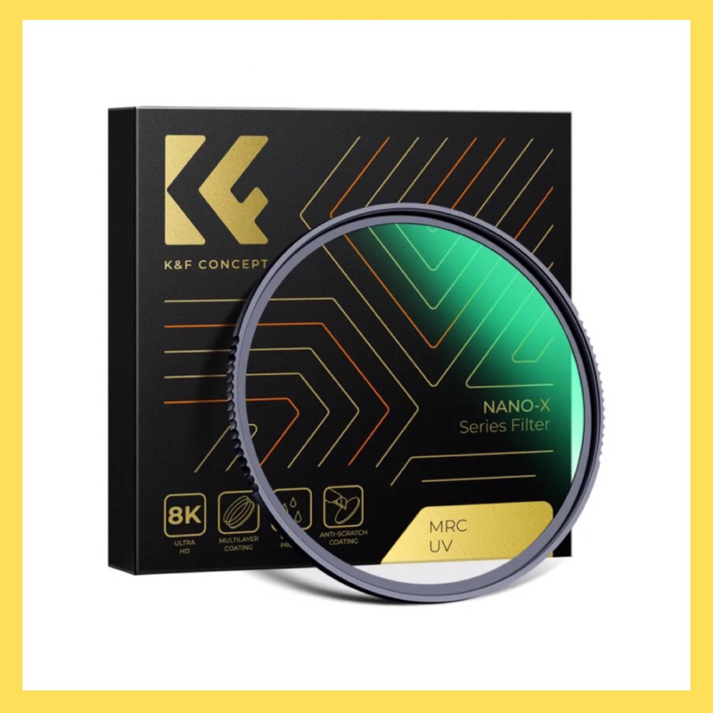 K&F concept Nano-X MRC MC UV(82mm) Chống nước chống trầy GERMAN OPTICS Schott B270