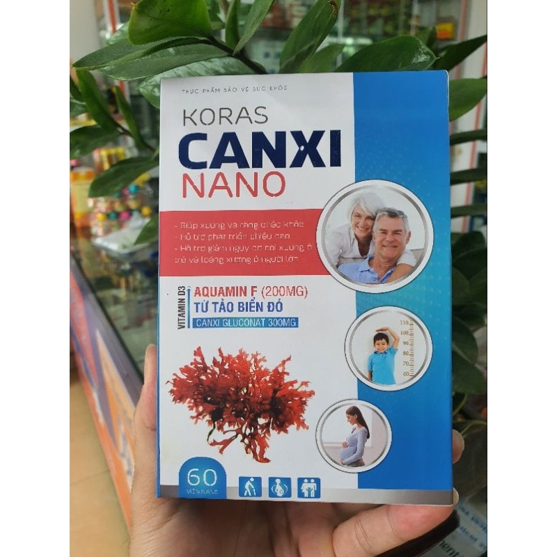Koras Canxi Nano AquaminF bổ sung Canxi cho mọi lứa tuổi