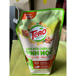 Nước Rửa Chén Sinh Học Tero Hương Quế Cam, chanh 1.8l