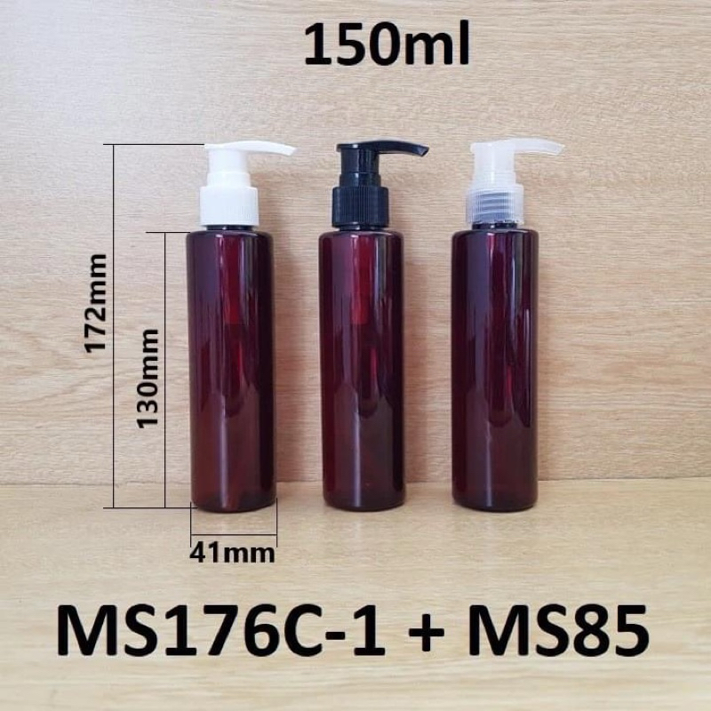 chai lọ nhựa 150ml, chai vòi nhấn chai nhựa đẹp,chai dầu gội giá rẻ