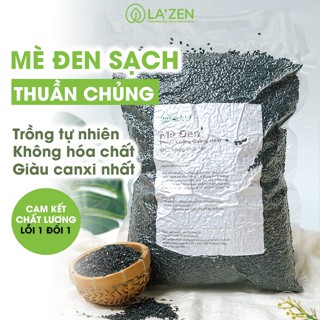 Mè đen (sống) giống thuần chủng 250gr/500gr trồng tự nhiên, lành sạch, không hóa chất - La'zen