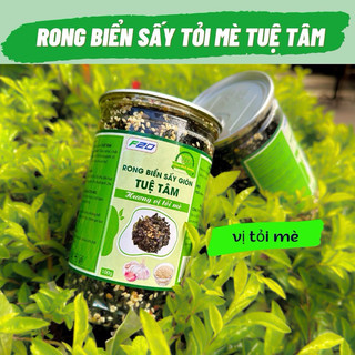 Combo 5 hũ rong biển sấy tỏi mè tuệ tâm - rong biển cháy tỏi ăn liền - hũ 100g