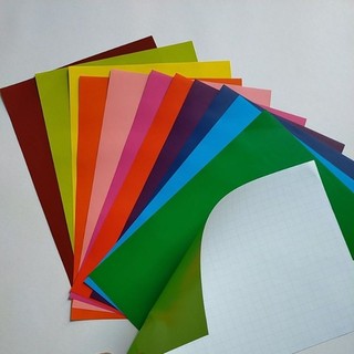Giấy Màu Thủ Công 1mặt ( 12 Màu A4 )