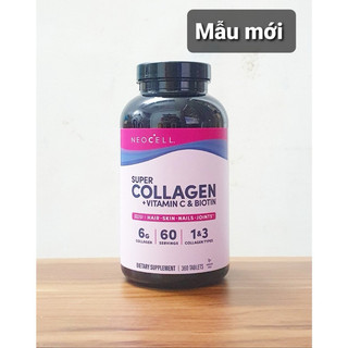 Viên / nước NEOCELL SUPER COLLAGEN + C + BIOTIN 360v