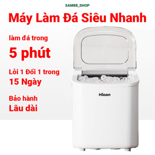 Máy Làm Đá Siêu Tốc Mini Gia Đình 105W - Tủ Làm Đá Nhanh Xiaomi Hicon Chỉ Với 6 Phút 95W