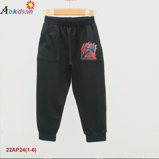 Quần dài Abikids in nhện size 2-6Y
