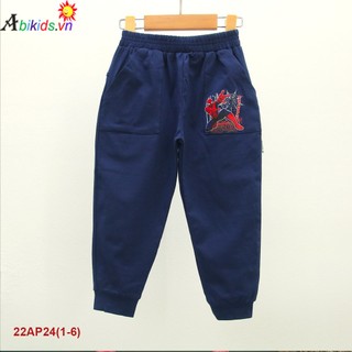 Quần dài Abikids in nhện size 2-6Y
