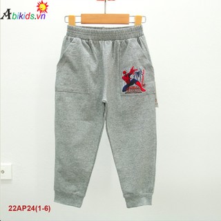 Quần dài Abikids in nhện size 2-6Y