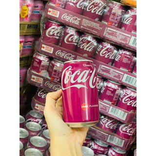 [Lốc 6 lon] Coca cola cherry- vani Hàng Bỉ lon 330ml /Date 7/2026