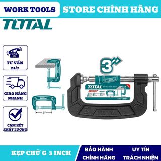 Đồ nghề total kẹp chữ g 3 inch tht13136