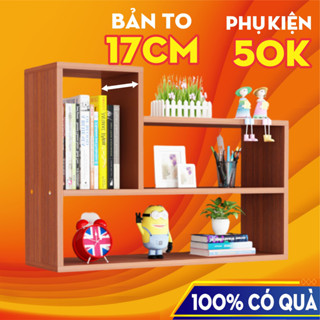 Giá sách treo tường, kệ gỗ trang trí đa năng chữ L bằng gỗ công nghiệp cao cấp kèm ốc vít