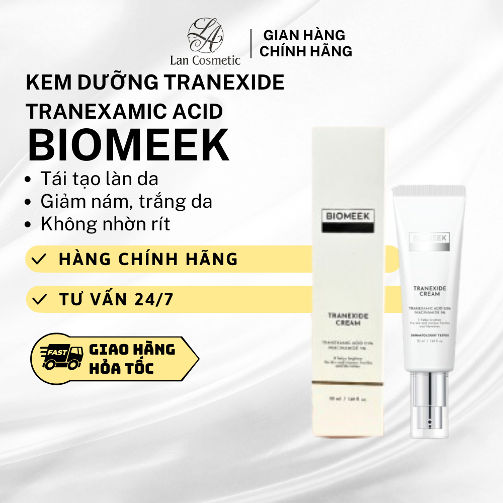 BIOMEEK - KEM DƯỠNG TRANEXIDE TRANEXAMIC ACID 2.5% NIACINAMIDE 5% 50ML