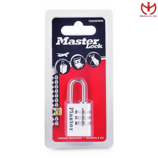 [Hỏa tốc HCM] Ổ khóa số Master Lock 7620 DWHI thân nhôm 20mm dùng khóa vali hành lý - MSOFT