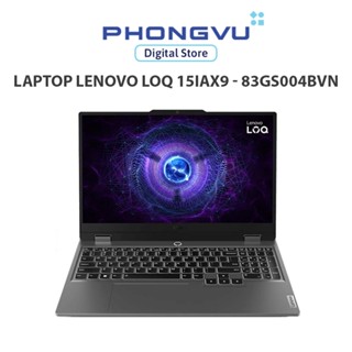 Laptop Lenovo LOQ 15IAX9 - 83GS004BVN - 83GS001RVN (i5-12450HX) (Xám)