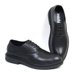 Giày công sở oxford da thời trang INICHI G1221 đế cao su 2 tầng có may đế
