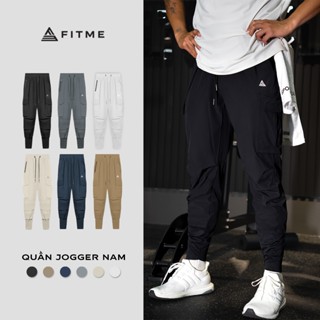 Quần jogger thể thao nam Fitme phối túi hộp hỗ trợ tập gym chạy bộ cao cấp JGNAM01
