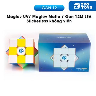 Rubik 3x3 GAN 12 SERIES 3 Maglev UV/ Maglev Matte / Gan 12M LEAP Stickerless không viền - ZyO Toys