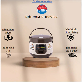 Nồi cơm nắp gài sunhouse 1 lít shd8208c