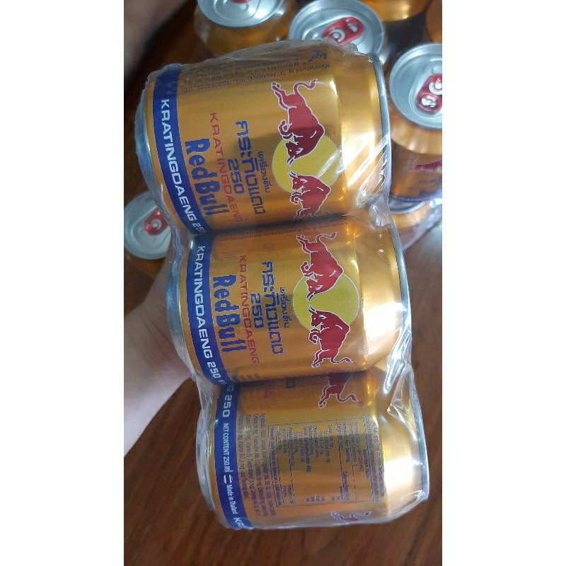 LỐC 6 LON BÒ HÚC THÁI  REDBULL / CHUẨN BÒ HÚC THÁI