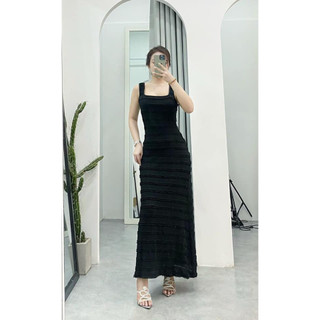 Đầm HD Thun Ren Không Tay KAMI
