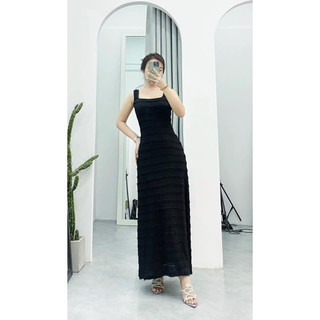 Đầm HD Thun Ren Không Tay KAMI