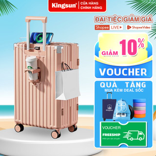 Vali du lịch Kingsun KS-155/T01/302 Size 20/24/28 nhựa ABS+ PC chống bể vỡ bảo hành 5 năm