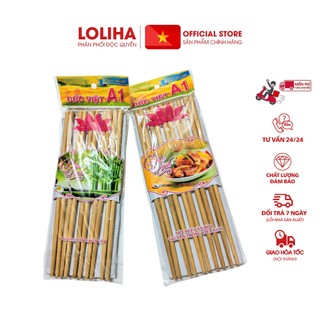 ⛔giadunggiahan⛔ vỉ 10 đôi đũa tre kháng khuẩn