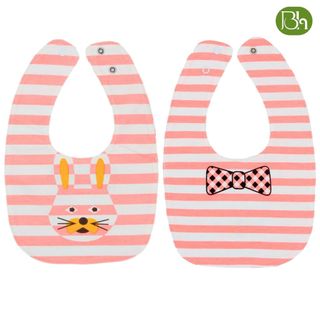 Yếm chống thấm 2 mặt, 2 cúc bấm cho bé