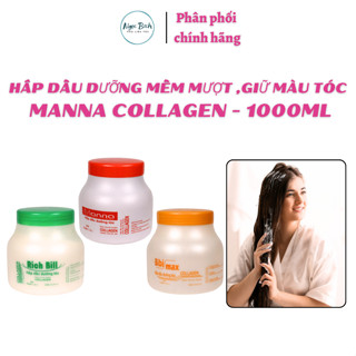 Hấp Dầu Dưỡng Tóc Manna , dành cho tóc nhuộm , phục hồi bảo vệ tóc - 1000ml