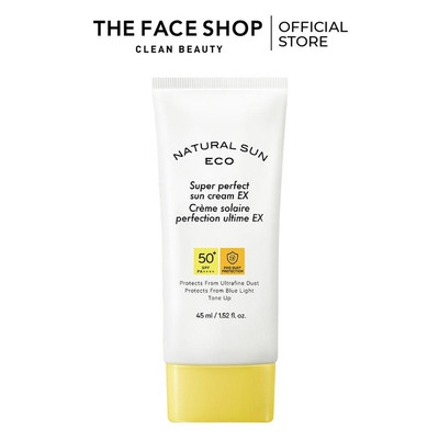 [SALE]Kem Chống Nắng Chống Bụi Mịn THEFACESHOP NATURAL SUN ECO SPF50+ 45ml