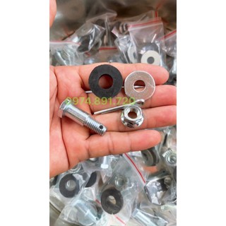( GIÁ 10 BỘ ) Ốc bắt bát phanh, ốc bắt Tai phanh xe máy 5 Chi Tiết