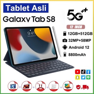 Máy tính bảng SINSANG mới 2024 Máy tính bảng chính hãng 12 inch full HD, máy tính bảng có thể thực hiện cuộc gọi 4g/5G,
