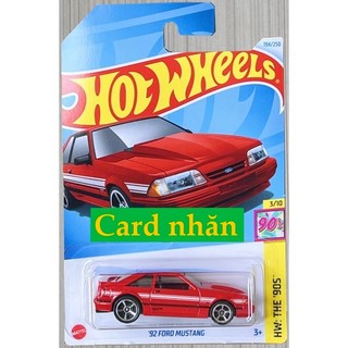 Xe mô hình Hot Wheels '92 Ford Mustang