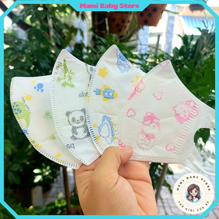 Khẩu trang 5d kids trẻ em mask duy quân cho bé từ 1-5 tuổi | mami baby store