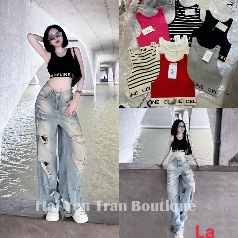 Áo Balo Croptop Ce lin Hot Hit