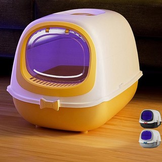 Nhà vệ sinh mèo cỡ lớn cửa kín vào ra 2 chiều Petoka
