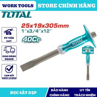 Đồ nghề total đục sắt dẹp tht4411216 - tht4411219