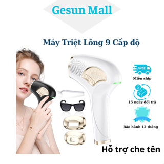 GESUN Máy Triệt Lông Mini GESUN Tẩy Lông Toàn Thân , Bikini , Nách Bằng Laser Ánh Sáng 9 Cấp Độ Không Gây Đau