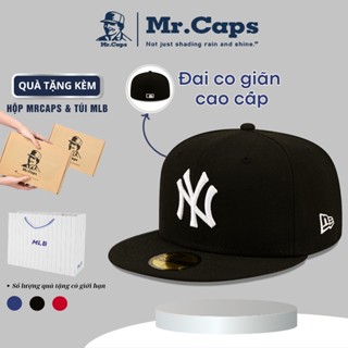 Nón snapback bít đuôi MLB Full Box [Hộp + Túi] chính hãng - Mũ Hip Hop LA Fitted cao cấp cho cả nam nữ Mrcaps MLB04