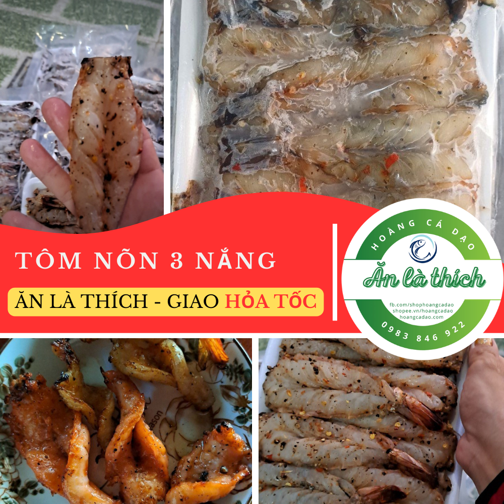 (HỎA TỐC) Tôm nõn 3 Nắng, chắc thịt siêu dai ngọt