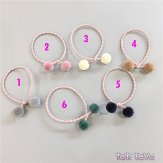 Cột tóc cục gòn siêu dễ thương Tatitava