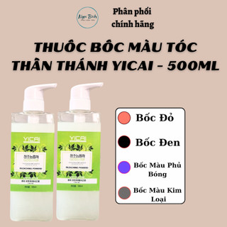 Bóc màu Thần Thánh YICAI 500ml , Bóc đỏ , đen , màu kim loại , màu phủ bóng một cách nhanh chóng , không gây hại tóc
